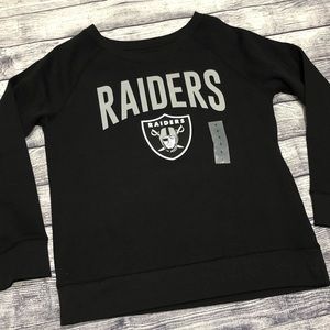 NFL Raiders crew neck sweater